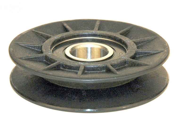 Rotary # 10128 PULLEY IDLER V 3/8"X 2" VIP2000-2.112 COMPOSITE