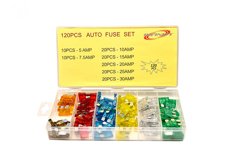 Rotary # 10843 FUSE ASSORTMENT 120 PCS ATC FUSES