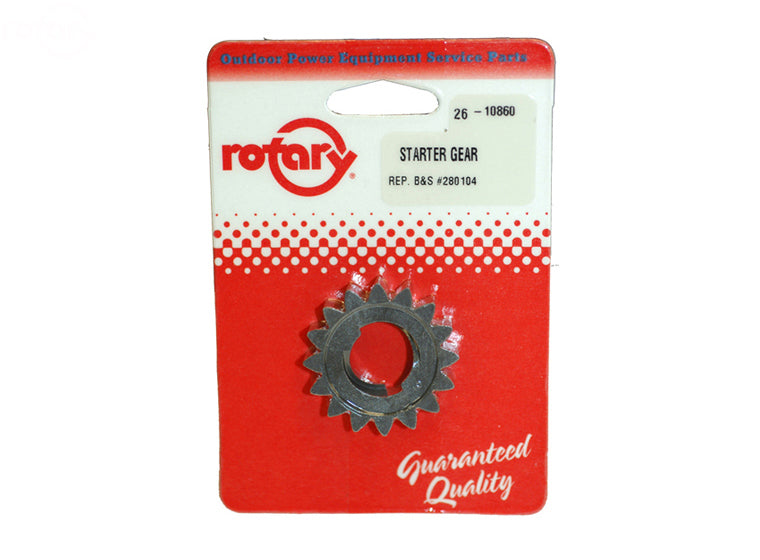 Rotary # 10860 STARTER GEAR FOR B&S CARDED Pack of 5