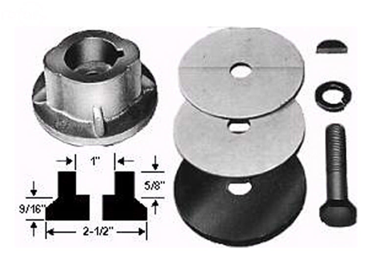 Rotary # 1155 BLADE ADAPTOR ASSEMBLY 1"