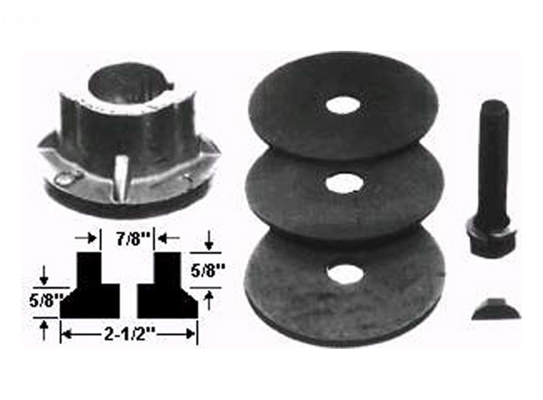 Rotary # 1156 BLADE ADAPTOR ASSEMBLY 7/8"