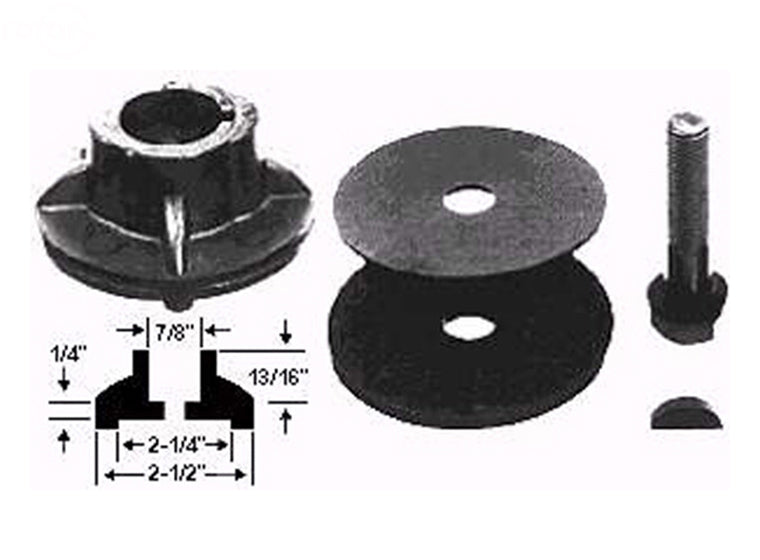 Rotary # 1159 ADAPTOR ASSEMBLY 7/8" BLADE