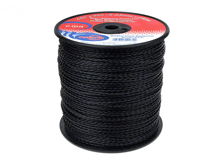 Rotary # 12174 TRIMMER LINE .080 X 960' VORTEX MEDIUM SPOOL