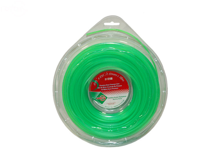 Rotary # 12189 TRIMMER LINE .095 256' LGE DONUT QUAD GREEN