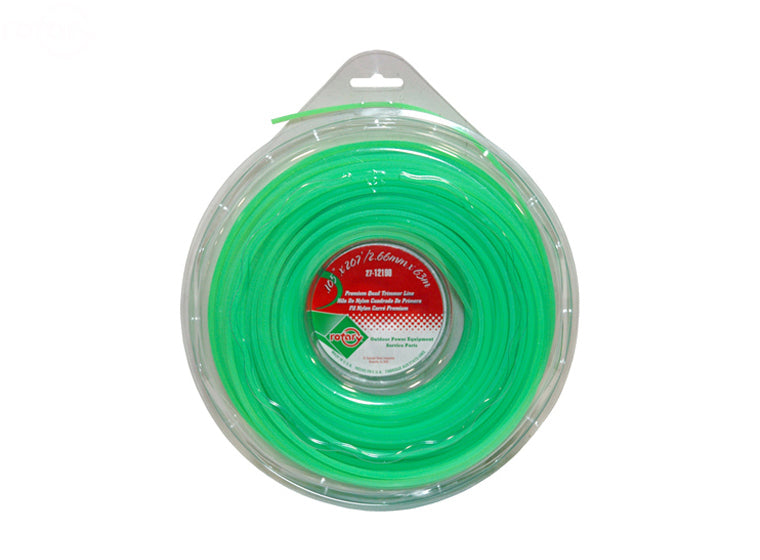 Rotary # 12190 TRIMMER LINE .105 207' LGE DONUT QUAD GREEN