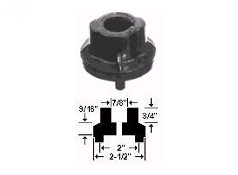 Rotary # 1224 BLADE ADAPTOR 7/8"