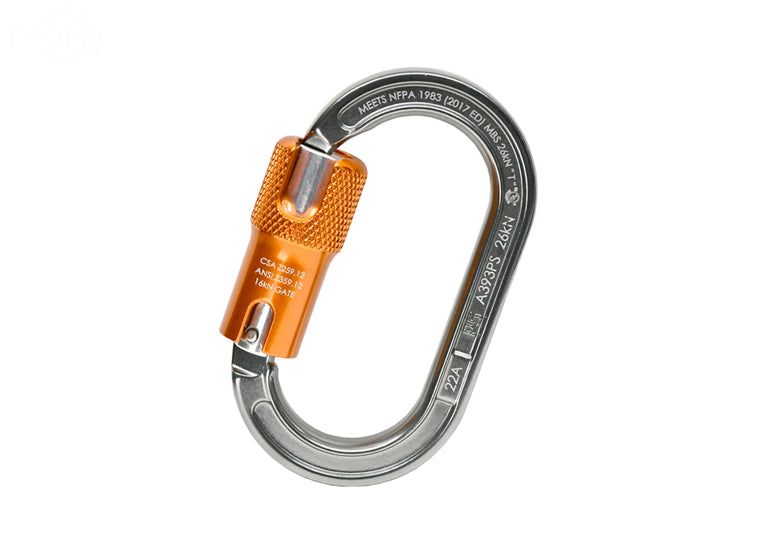 Rotary # 17276 PRO CLIMB I-BEAMER TWIST LOCK OVAL CARABINER