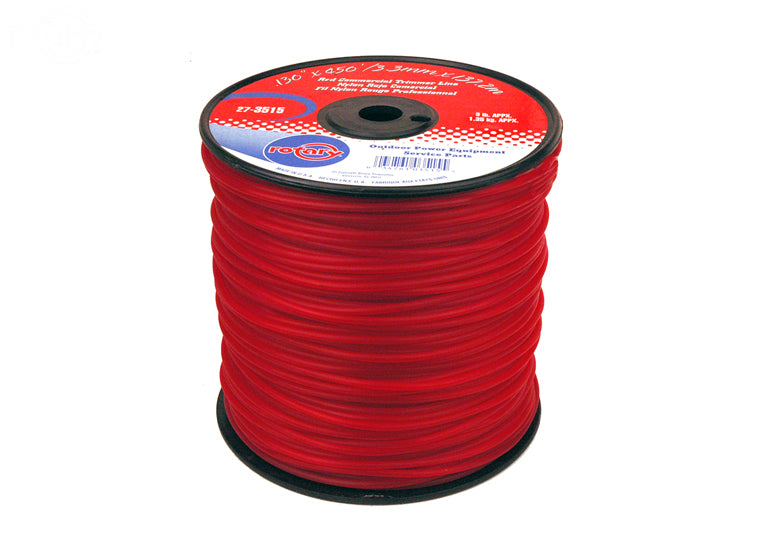 Rotary # 3515 TRIMMER LINE .130 3LB SPOOL RED COMMERCIAL