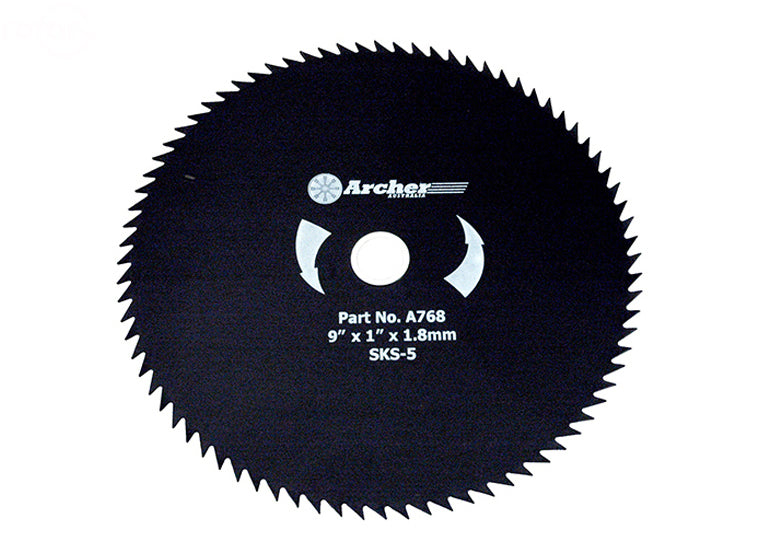 Rotary # 4400 BRUSH BLADE 9"X1" 80T