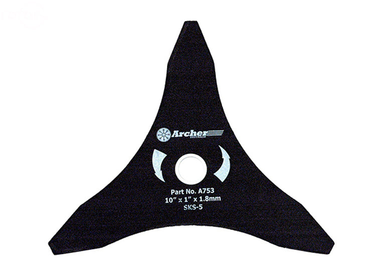 Rotary # 4413 BRUSH BLADE 10"X1" 3T