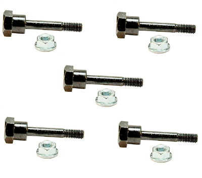 Rotary # 5541 SHEAR PIN & NUT SNOWTHROWER HUSKY Pack of 5