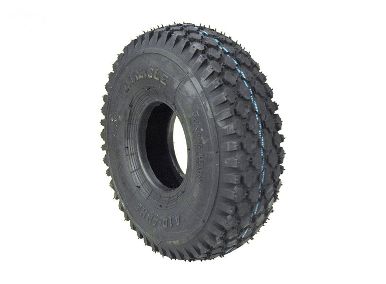 Rotary # 5916 TIRE 410X350X4 (4.10X3.50X4) STUD 2PLY CARLISLE