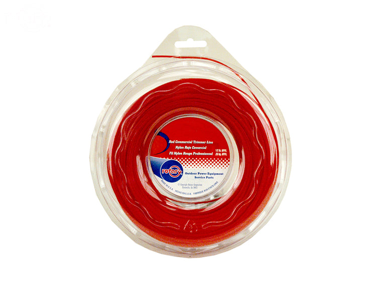 Rotary # 5922 TRIMMER LINE .080 X 1/2 LB. DONUT RED COMMERCIAL