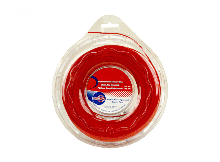 Rotary # 5924 TRIMMER LINE .105 X 1/2 LB. DONUT RED COMMERCIAL