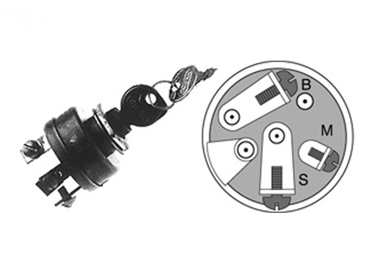 Rotary # 6545 STARTER SWITCH FOR SNAPPER — MowtownUSA