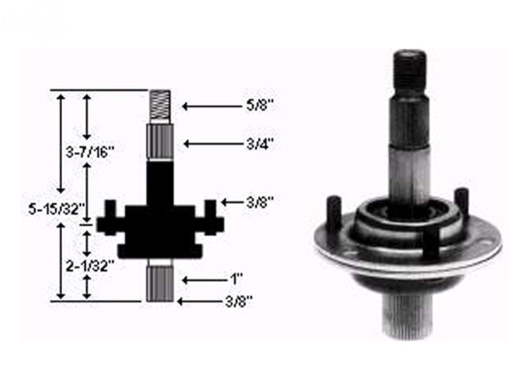 Rotary # 7156 SPINDLE ASSEMBLY MTD