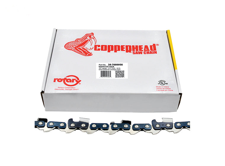 ROTARY # 7666056 HARVESTER SAW CHAIN LOOP 56DL 3/4"