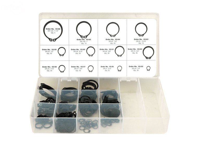 Rotary # 7 SNAP RING ASSORTMENT