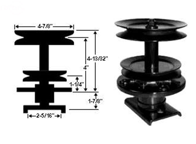 Rotary # 8647 QUILL ASSEMBLY FOR AYP