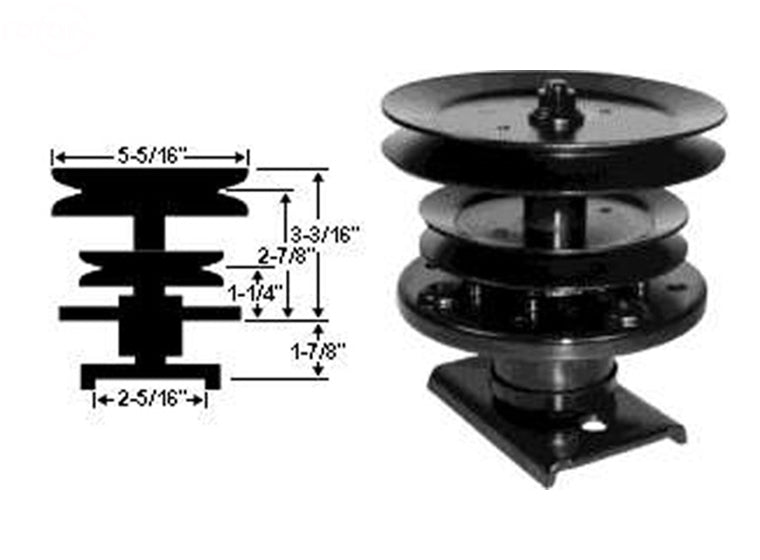 Rotary # 8649 QUILL ASSEMBLY FOR AYP