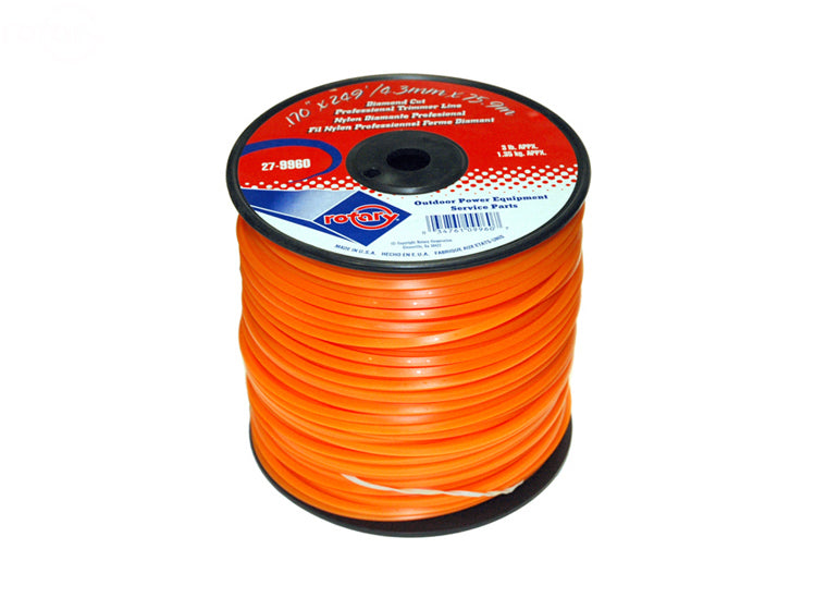 Rotary # 9960 TRIMMER LINE .170 3LB SPOOL DIAMOND